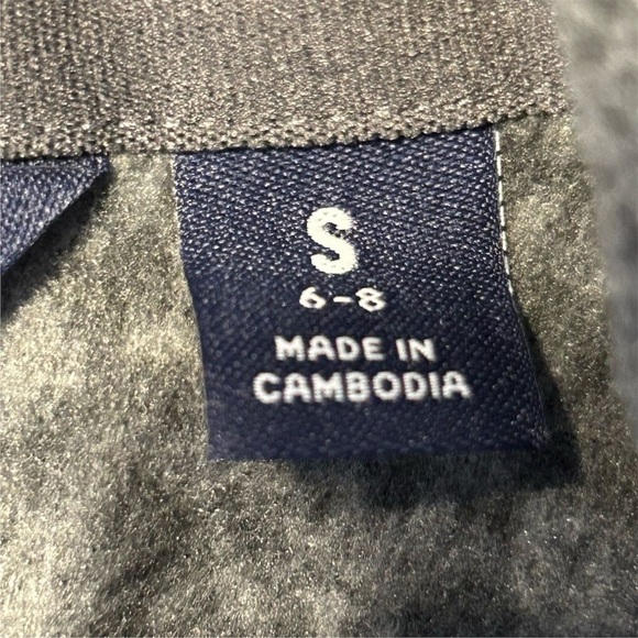 Lands' End Women's Gray Fleece Full Zip Jacket Size S Casual Pockets - Picture 7 of 11